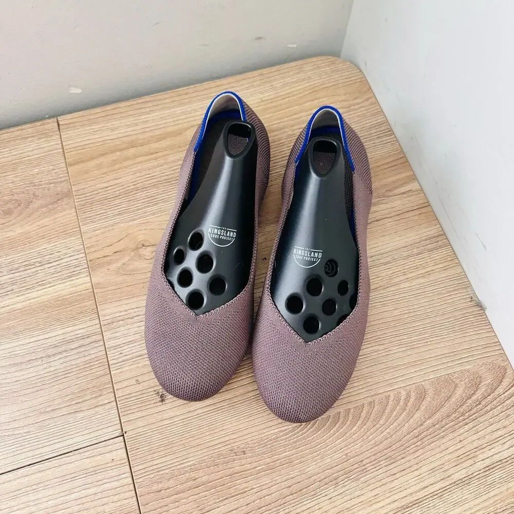 Rothy’s The Flat Mauve Knit Slip On Flats Women’s Size 7.5